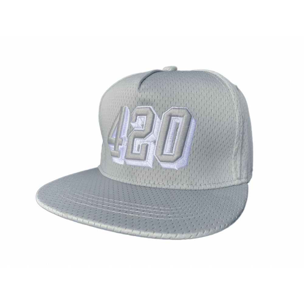 Multi-I 420 3D Embroidery Cap - Grey Wholesale