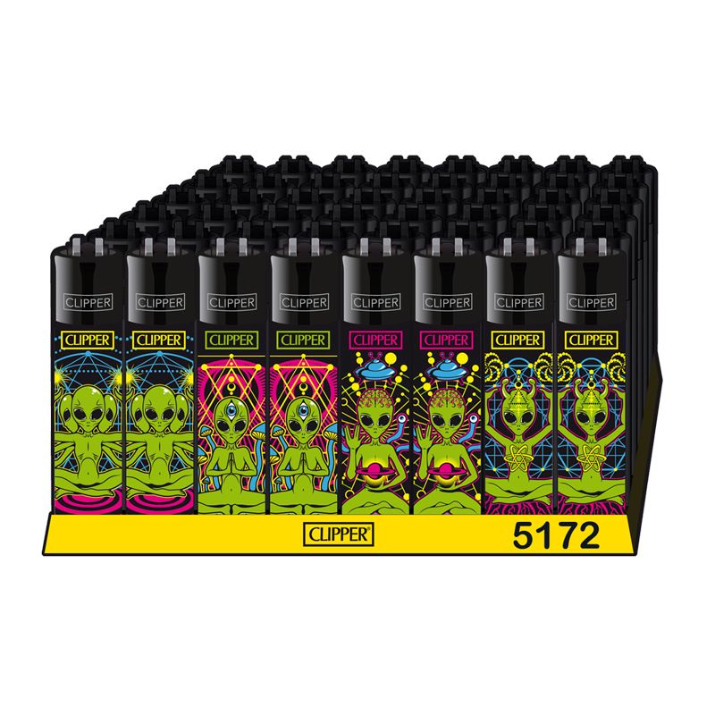 Multi-I Clipper Lighters - Bulk Buy for Resale