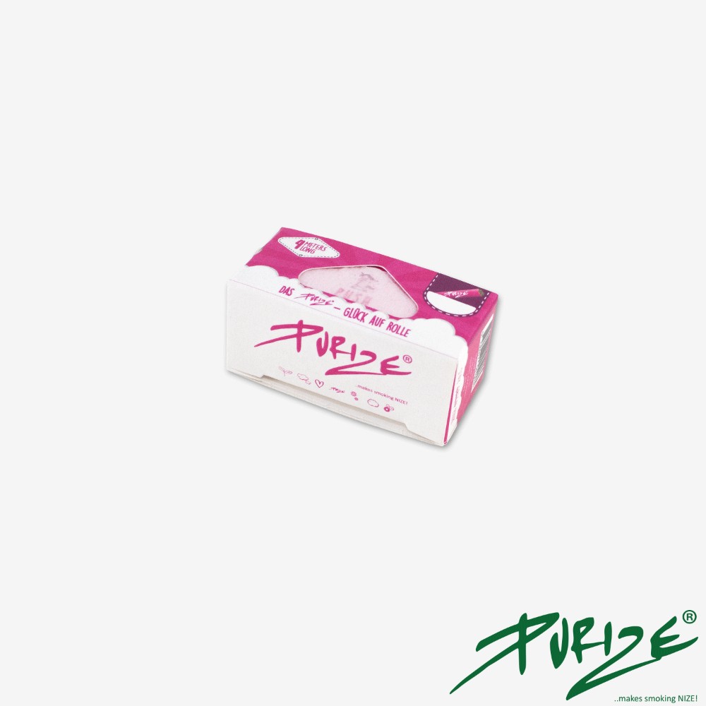 Purize Pink Rolls - Wholesale Rolling Papers - 24x4m Carton