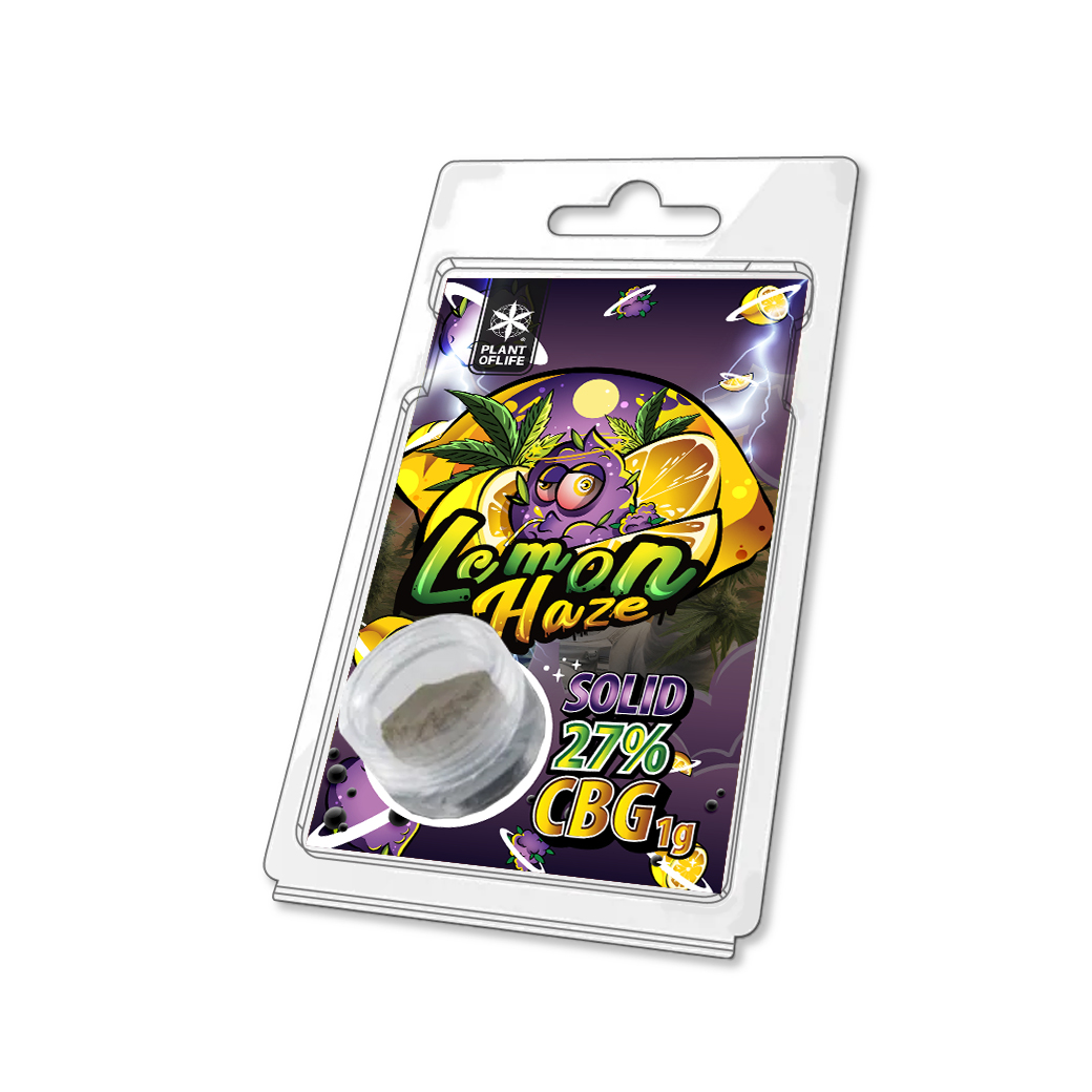 Plant of Life 27% CBG Solid Lemon Haze 1G for Resale