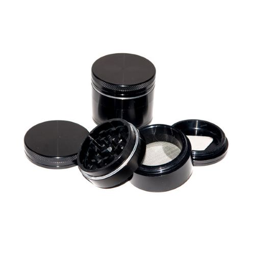 Multi-I Aluminium CNC Grinder - 4 Part - 50mm - Black