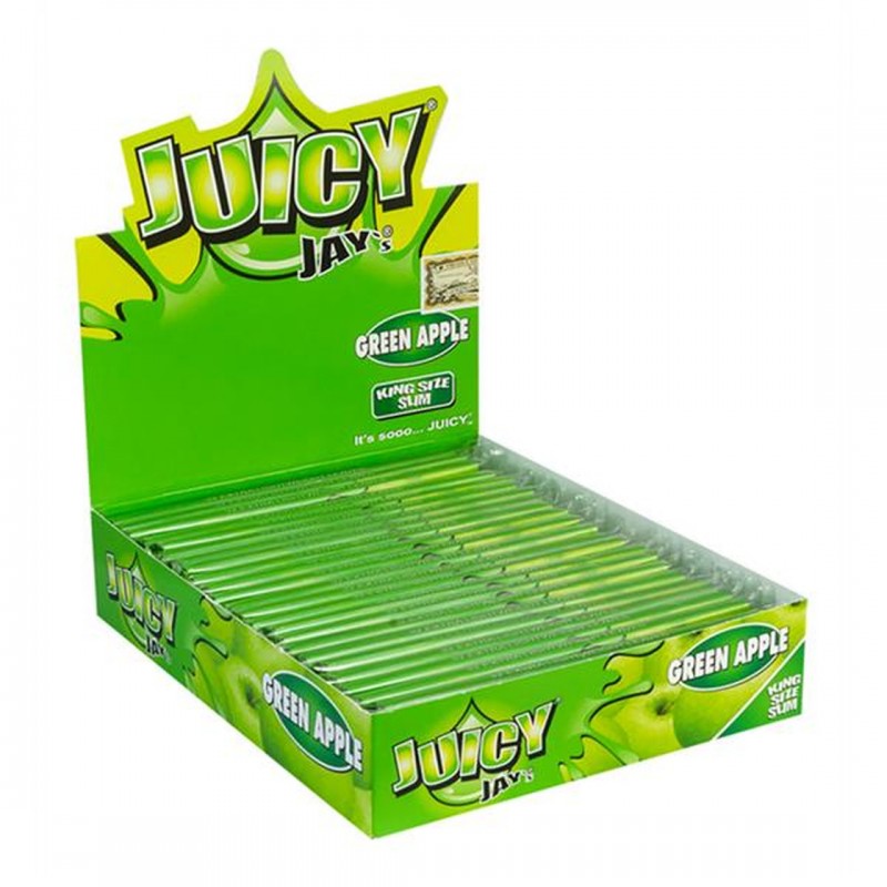 Juicy Jay's Papel de Liar Manzana Verde King Size