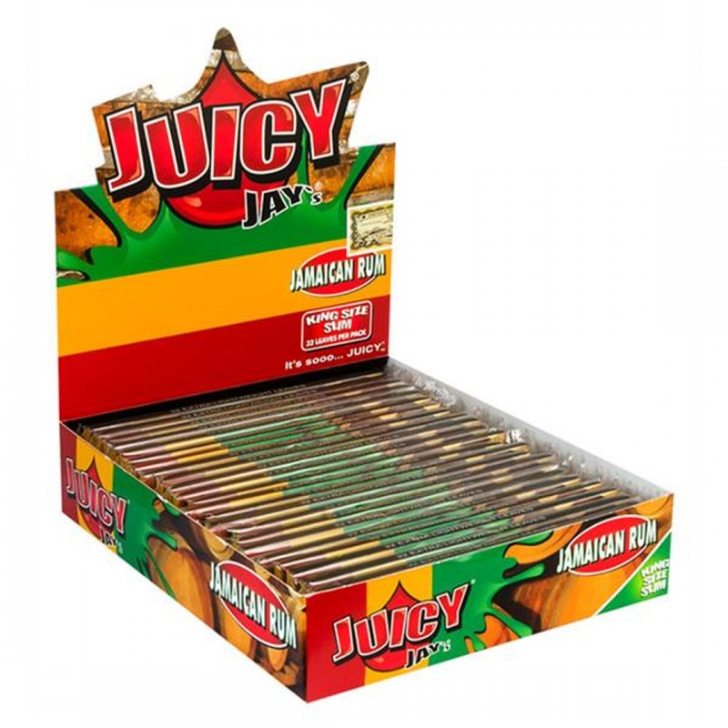 Juicy Jay's Jamaican Rum Papel de Liar King Size Slim