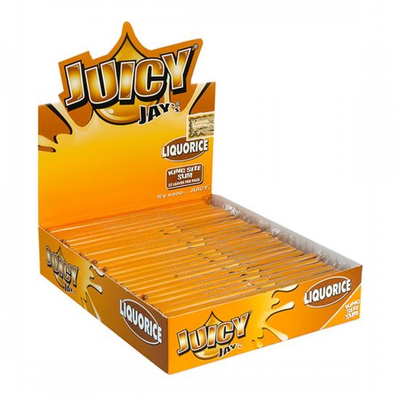 Juicy Jay's Regaliz King Size - Papel de Liar