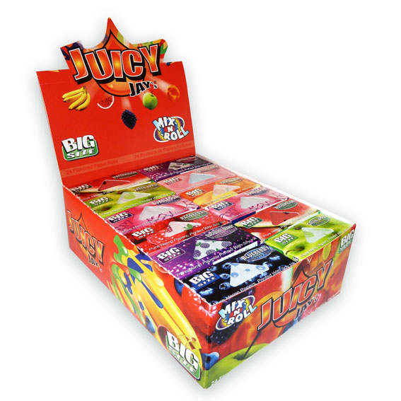 Juicy Jay's Papel de Liar con Sabor - Mix 24 Rollos