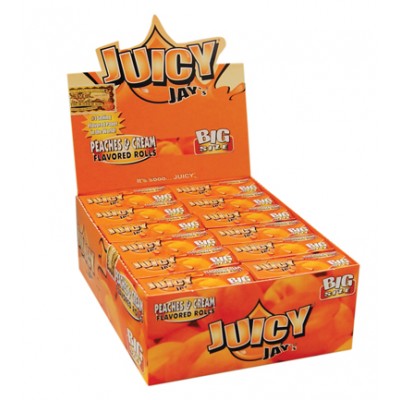 Juicy Jay's Papel de Liar Melocotón y Nata en Rollo