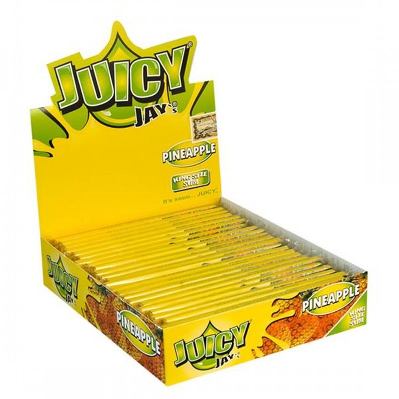 Juicy Jay's Pineapple King Size Slim Papel de Liar