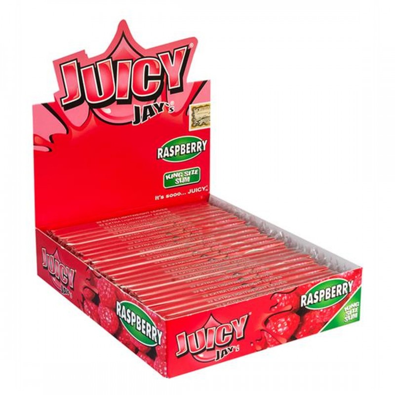 Juicy Jay's Papel de Liar Frambuesa King Size