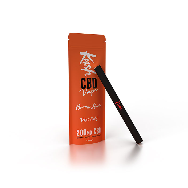 Kush Vape Pen - Orange Runtz - Display of 10