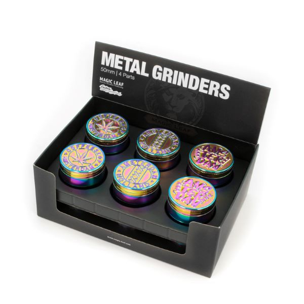 Multi-I GRM14 Round Metal Herb Grinder for Resale