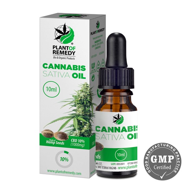 PLANT OF REMEDY - Cannabis Oil - 10% CBD - 10ml