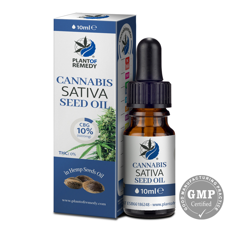 Plant of Remedy - Hemp Oil 10% CBG - 10ml for Resale
