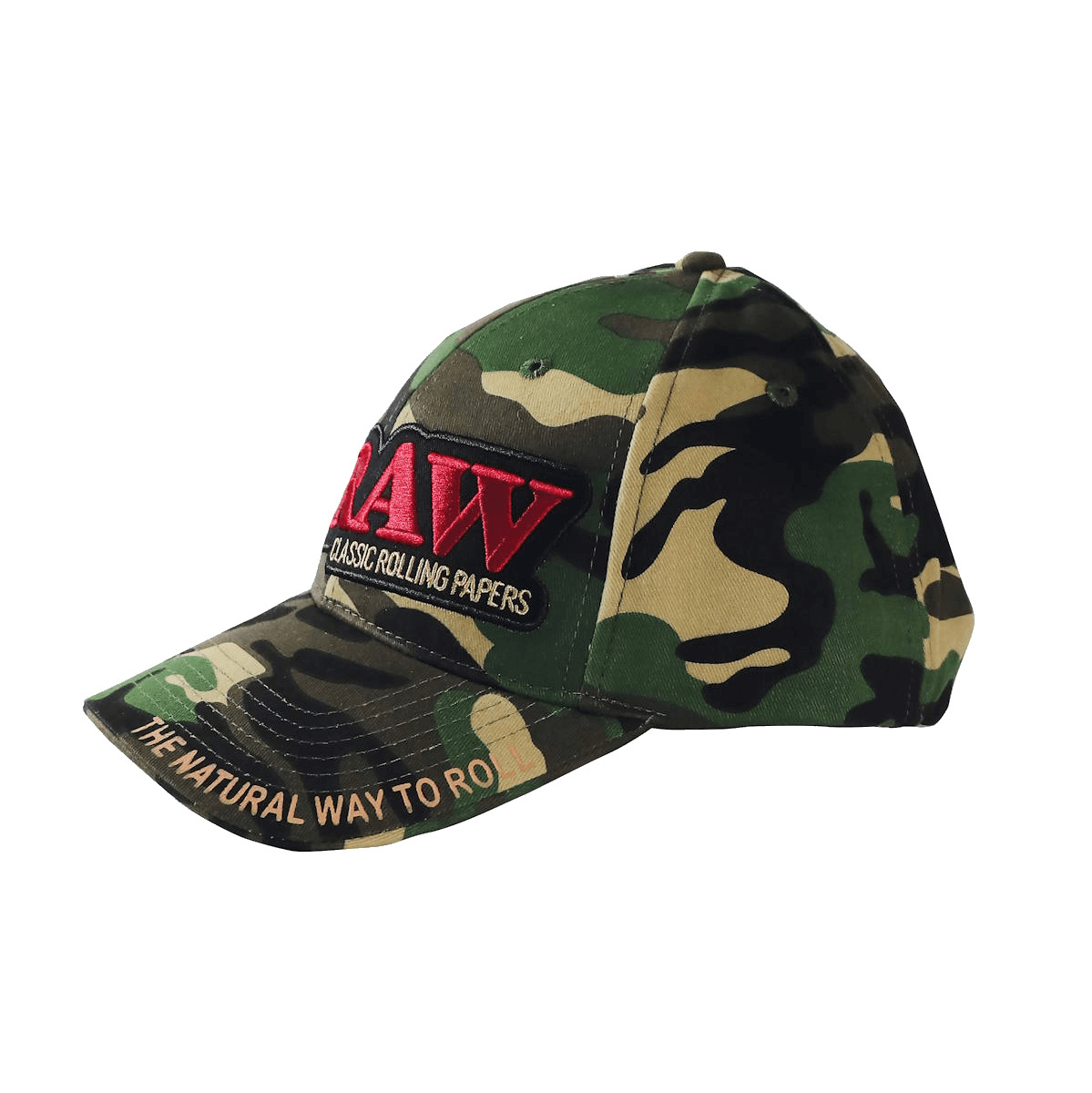 RAW Camo Hat with Poker - Essential Wholesale Headwear