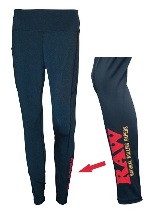 50% DISCOUNT - Rolling Papers X Raw High Waisted Leggings - XL