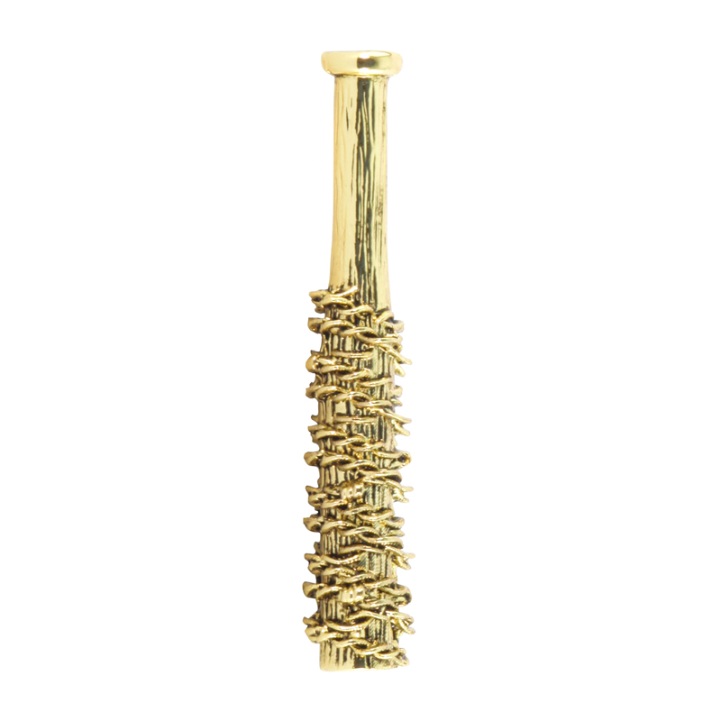 Multi-I Gold Metal Sniffer Bat Stick 6cm - Display of 10