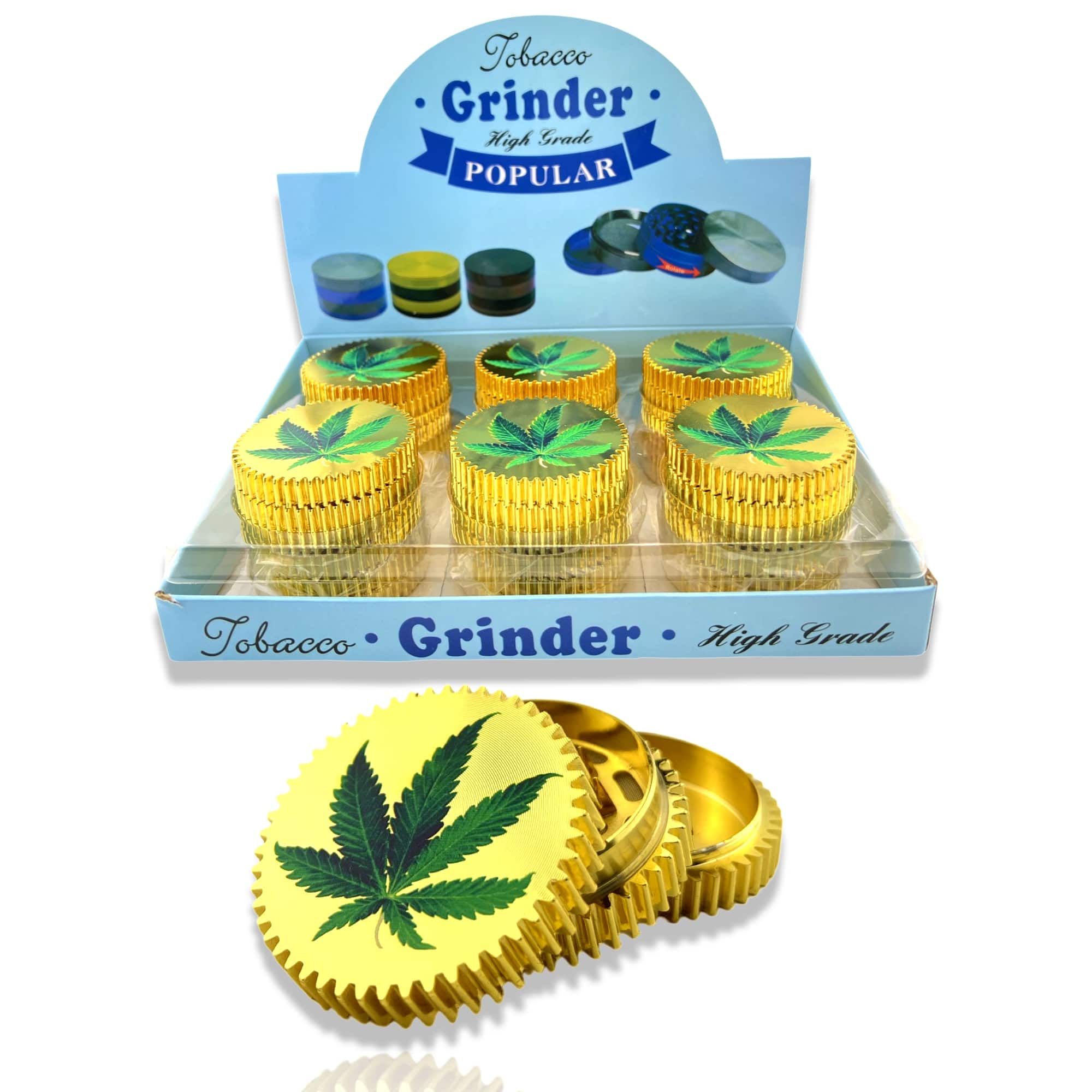 Multi-I MG02G Round Metal Herb Grinder Wholesale