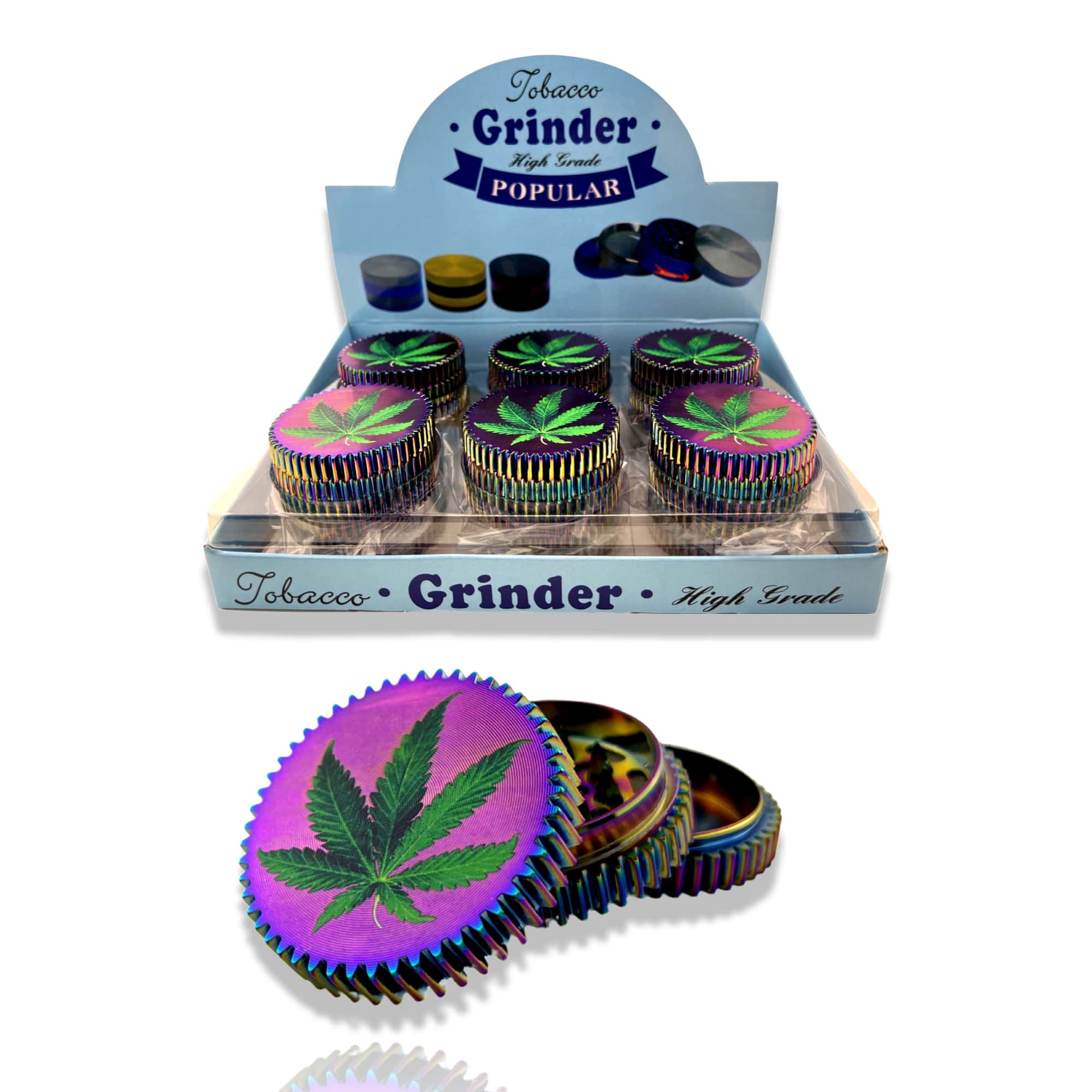 Multi-I MG02IB Round Metal Herb Grinder Wholesale