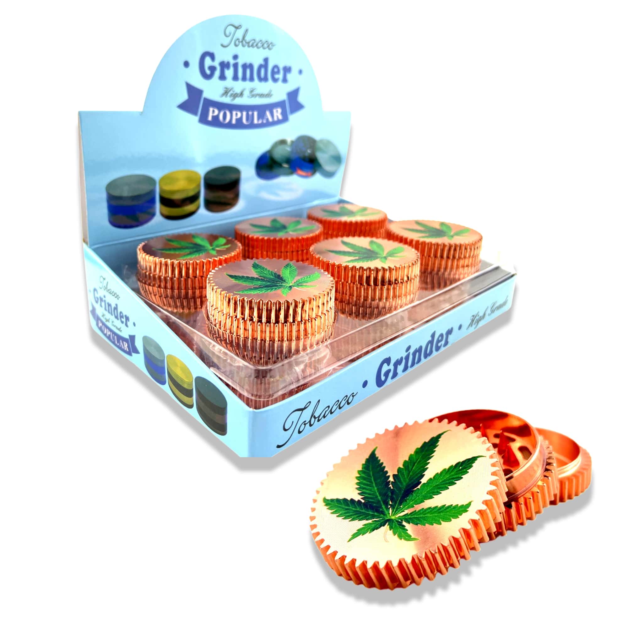 Multi-I MG02RG Round Metal Herb Grinder Wholesale