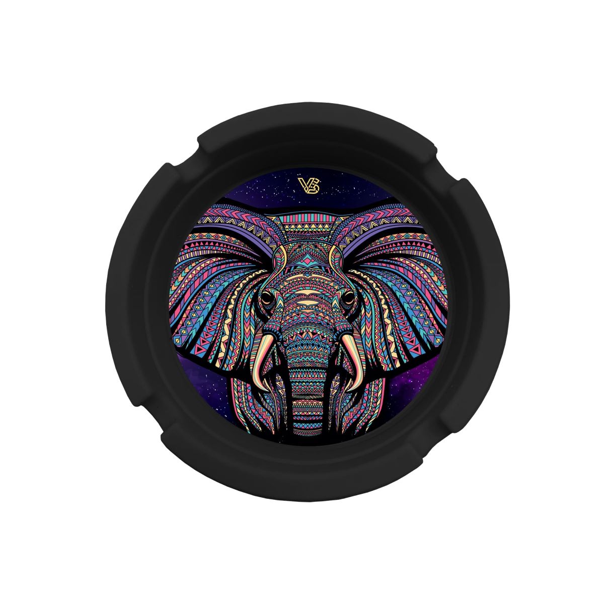 V-Syndicate Silicone Ashtray - Elephant Design 8cm Wholesale