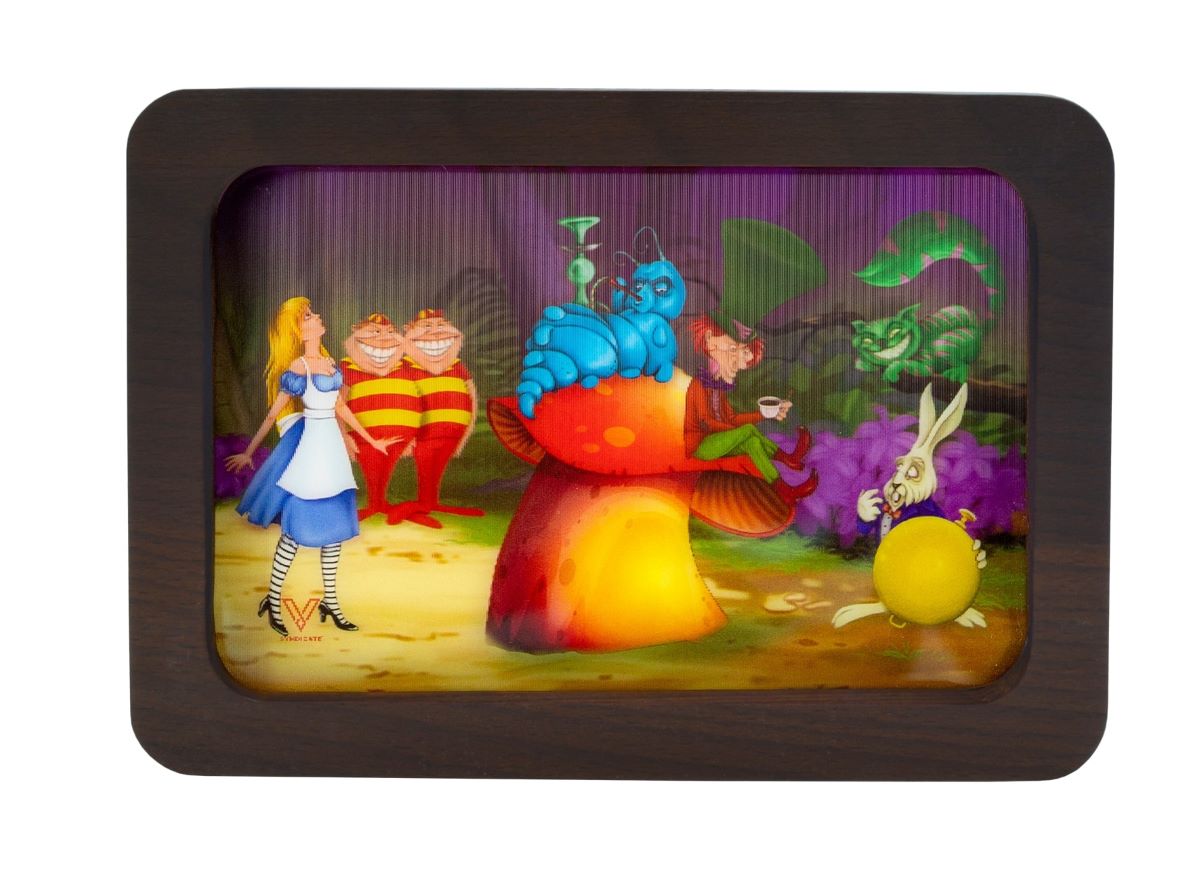 60% DISCOUNT - V Syndicate-3D High Def Wood Tray Small Alice Mushroom