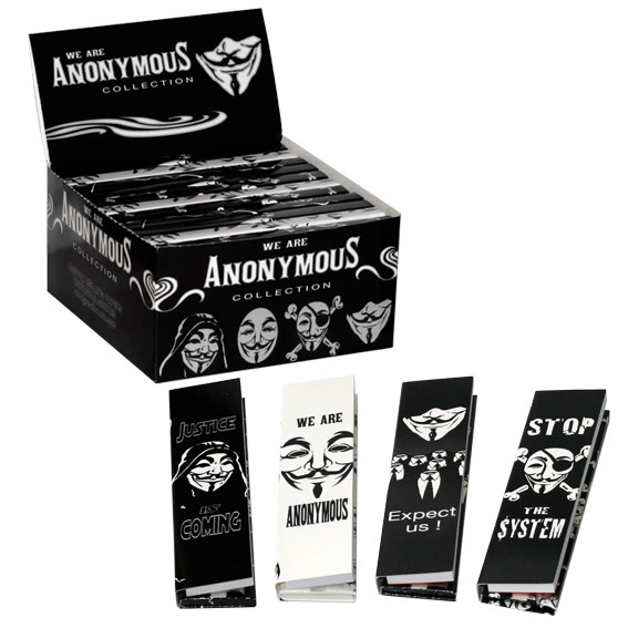 Anonymous - Custom Rolling Papers and Filters Wholesale