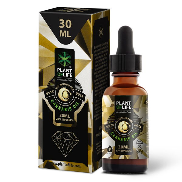 Plant of Life CBD Oil 20% - 30ml (6000mg) for Resale