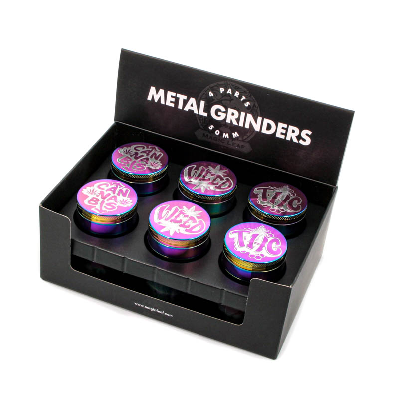 Multi-I GRM22 Round Metal Herb Grinder (Wholesale)