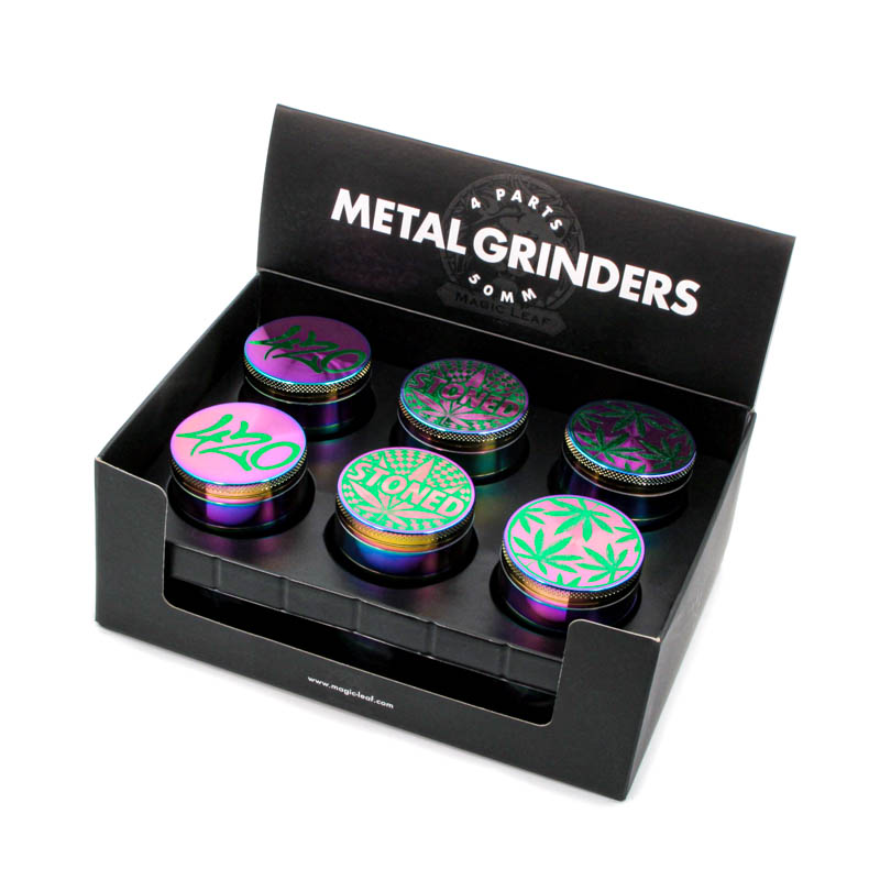 Multi-I GRM31 Round Metal Herb Grinder (Wholesale)