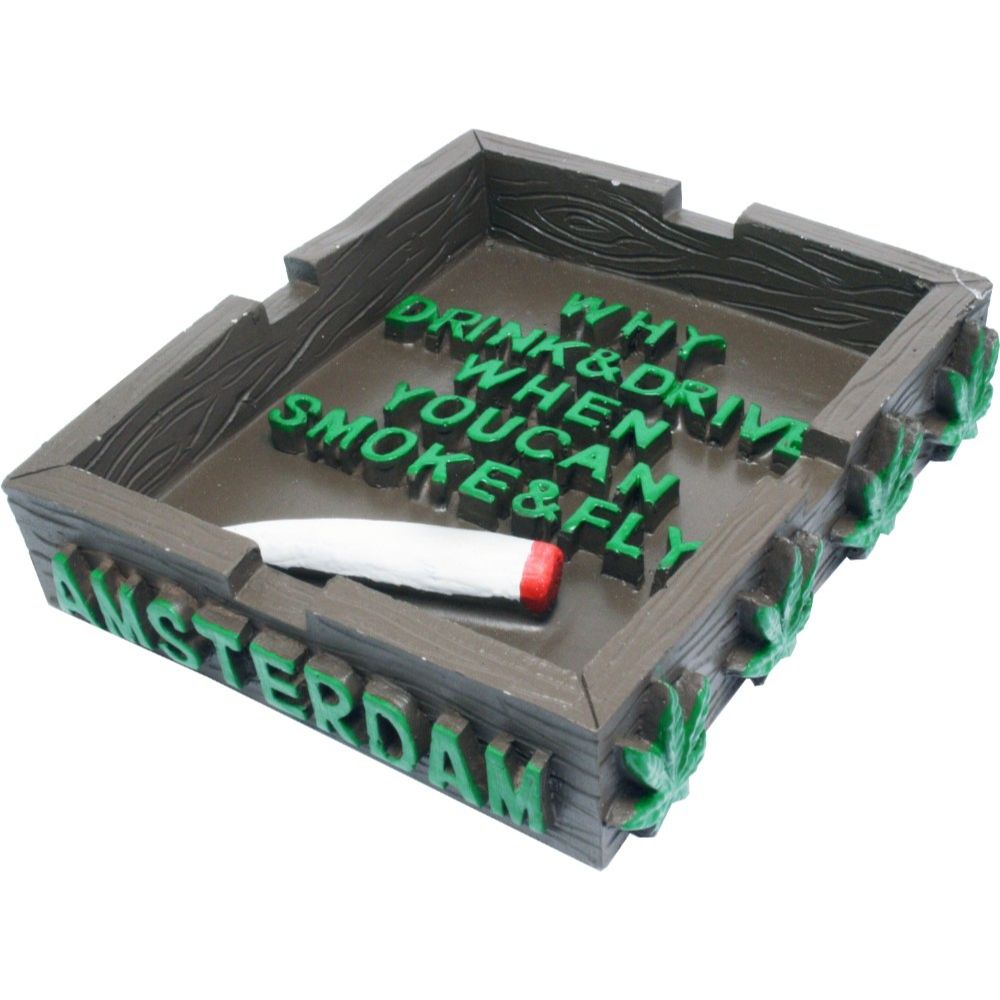 Multi-I Resin Ashtrays - Durable Wholesale ASHM26