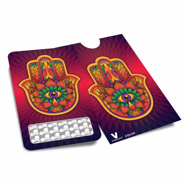 V-Syndicate Grinder Kártya - Hamsa - Piros