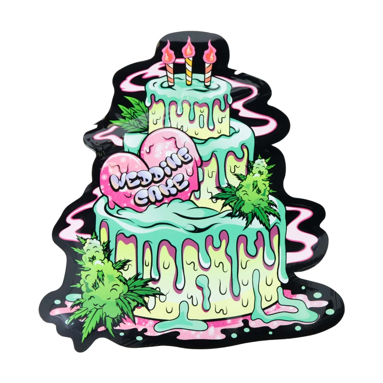 Mylar Bag - Wedding Cake - 10pcs