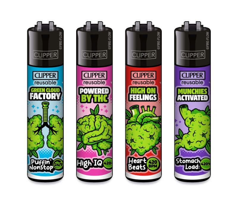 Clipper Electronic Lighters - Bulk Buy Refillable