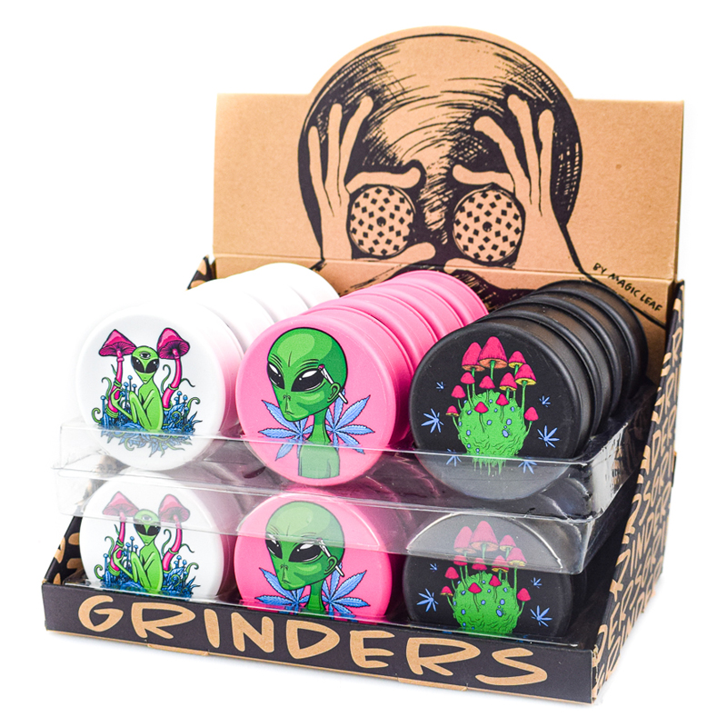 Multi-I GRPM1 Round Plastic Herb Grinder Wholesale