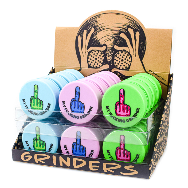 Multi-I GRPM12 Round Plastic Herb Grinder Wholesale